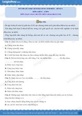 Đề thi giữa học kì 2 KHTN 8 Cánh diều - Đề số 1